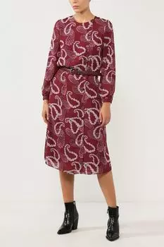 Платье миди с поясом BELUCCI