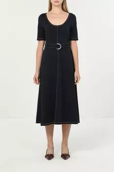 Платье миди с поясом Tommy Hilfiger