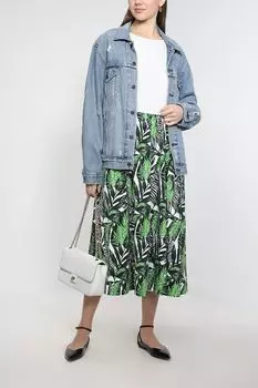 Платье миди с принтом BELUCCI