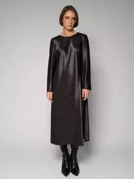 Платье миди с узором ELEGANZZA