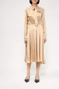 Платье миди с воротником аскот SABRINA SCALA