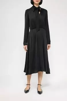 Платье миди с воротником аскот SABRINA SCALA