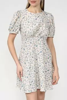 Платье мини с цветочным принтом BELUCCI