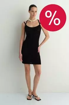 Платье мини с открытой спиной LAROOM