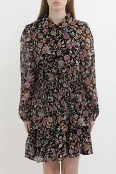 Платье на эластичном поясе с цветочным принтом Desigual