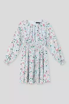 Платье на эластичном поясе с принтом Silver Spoon Life