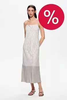 Платье на бретельках с принтом DREAMS by Alena Akhmadullina