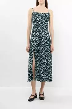 Платье на бретельках с разрезом BELUCCI