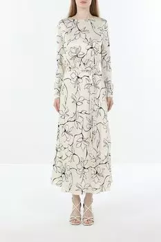 Платье на поясе с принтом SABRINA SCALA