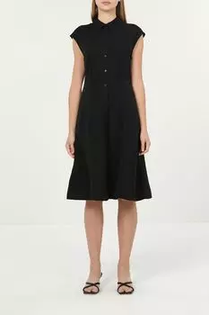 Платье на пуговицах из смесового льна OVS