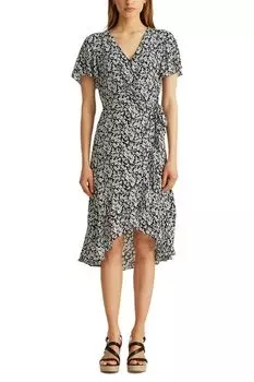 Платье на запах с цветочным принтом Lauren Ralph Lauren