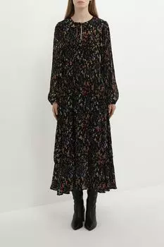 Платье на завязках расклешенного кроя с принтом Desigual