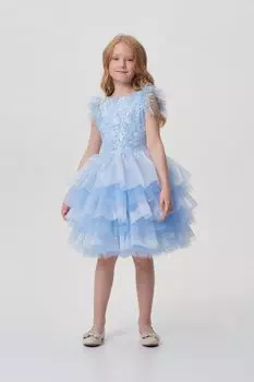 Платье нарядное пышное с цветами и пайетками, Choupette