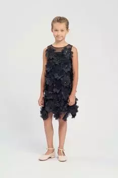 Платье объемными цветами Choupette