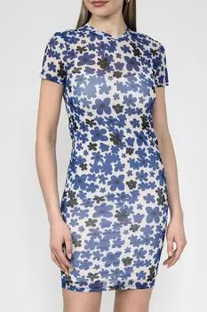 Платье облегающее с принтом HUGO