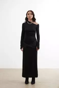 Платье облегающее с разрезом Lutani