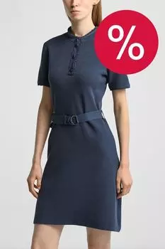 Платье-поло хлопковое EMPORIO ARMANI
