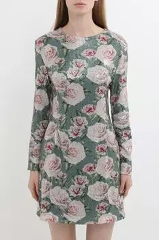 Платье приталенное с пайетками BELUCCI