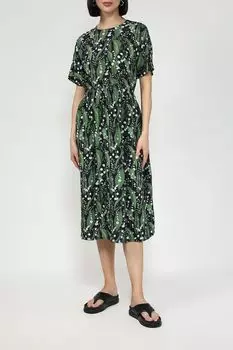 Платье приталенное с принтом BELUCCI