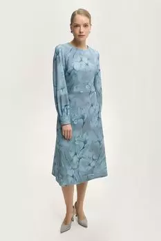 Платье приталенного кроя с принтом Небесные грёзы ALEXANDER BOGDANOV