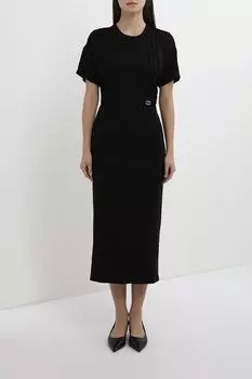 Платье прямого кроя с поясом TWINSET