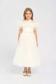 Платье пышное из тюля с цветами Choupette