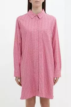 Платье-рубашка домашнее с принтом Dkny