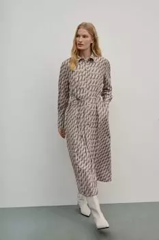 Платье-рубашка хлопковое с принтом DREAMS by Alena Akhmadullina