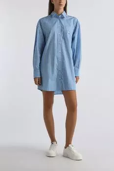 Платье-рубашка хлопковое в полоску Tommy Jeans