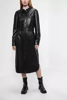 Платье-рубашка из экокожи Marc Aurel