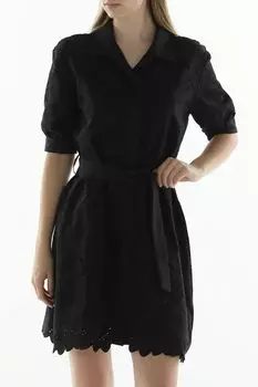 Платье-рубашка из смесового хлопка с шитьем Loft