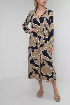 Платье-рубашка из вискозы Esprit Collection