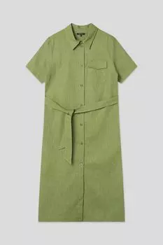Платье-рубашка льняное BELUCCI