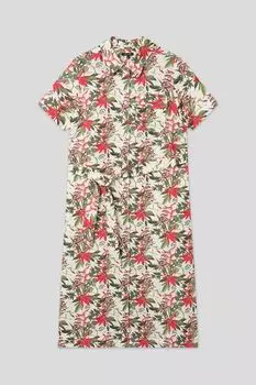 Платье-рубашка льняное BELUCCI