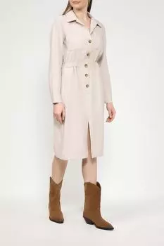 Платье-рубашка на эластичном поясе с карманами Rinascimento