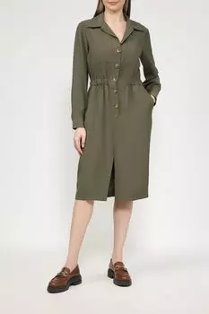 Платье-рубашка на эластичном поясе с карманами Rinascimento