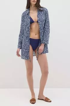 Платье-рубашка пляжное хлопковое с принтом OVS