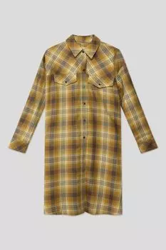 Платье-рубашка прямого кроя в клетку Silver Spoon Life