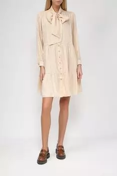 Платье-рубашка с бантом BELUCCI