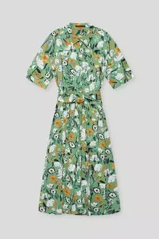 Платье-рубашка с цветочным принтом и поясом Trends Brands