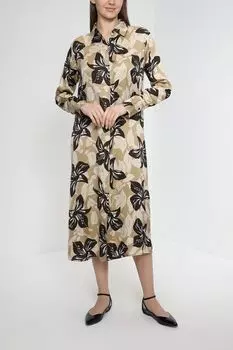 Платье-рубашка с цветочным принтом SABRINA SCALA