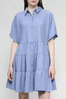 Платье-рубашка с добавлением вискозы Silvian Heach