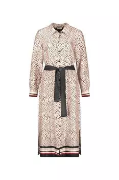 Платье-рубашка с контрастными деталями и принтом Gerry Weber