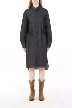 Платье-рубашка с поясом BELUCCI