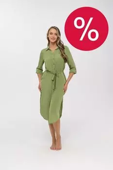 Платье-рубашка с поясом MARC & ANDRE