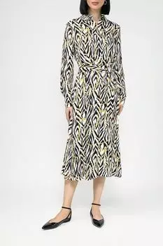 Платье-рубашка с принтом цепи SABRINA SCALA