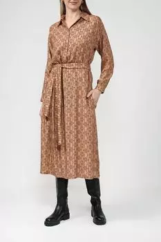 Платье-рубашка с принтом Rinascimento
