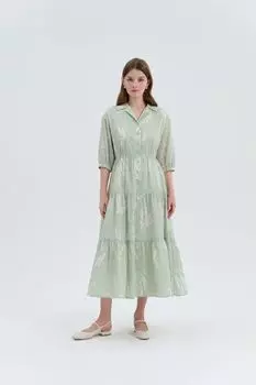 Платье-рубашка с пышным рукавом и воланами DREAMS by Alena Akhmadullina