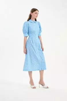 Платье-рубашка с рукавами фонариками Akhmadullina Dreams