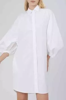 Платье-рубашка с рукавами фонариками Silvian Heach